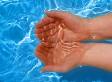 Clear water