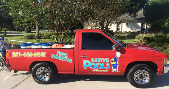 Native Pools Truck